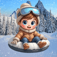Boys Girls Snow GIF