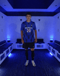Mens Soccer GIF by DePaul Athletics
