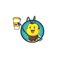 Coffee Cafe Sticker by BRZ