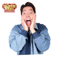 Shocked Fun Sticker by Super Deal Indonesia