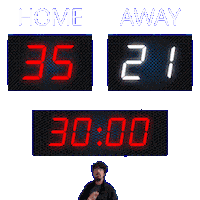 21 Away Sticker