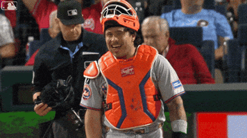 Grin Smile GIF by New York Mets