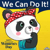 March 8 Woman GIF by PandaPals