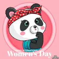 March 8 Woman GIF by PandaPals