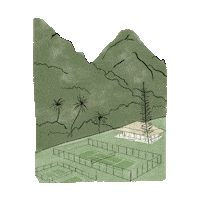 St Lucia Tennis Sticker by Sugar Beach, A Viceroy Resort