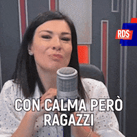 Piano Roberta GIF by RDS 100% Grandi Successi