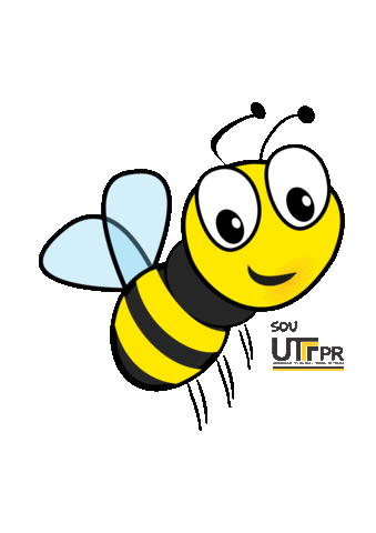 Bee Smile Sticker by UTFPR PG