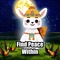 Wisdom Serenity GIF by Llamaozi