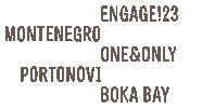 E Montenegro Sticker by Engage!