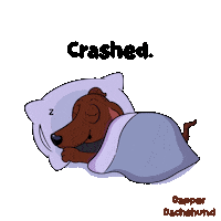 Not Going Sleeping Sticker by VeeFriends
