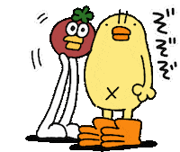 Bird Chicken Sticker by ぴょろりんちょ（ひよこ人間ぴよ）