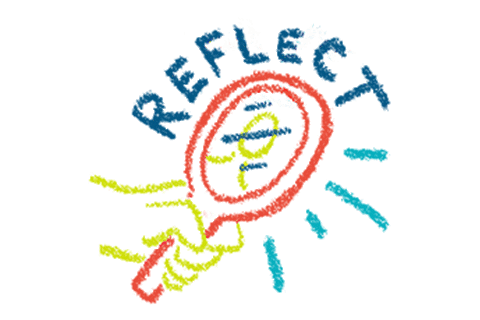 T2T Reflect Sticker by Teacher2Teacher