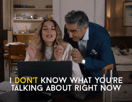 What Are You Talking About Schitts Creek GIF by CBC