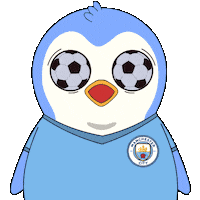 Manchester City Football Sticker by Pudgy Penguins