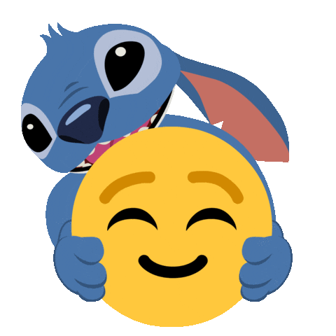 Happy Lilo And Stitch Sticker by Walt Disney Studios