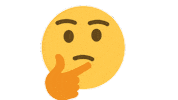 emojivid emoji emojivid smileys thinkingface Sticker