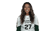 Volleyball Celebrating Sticker by Colorado State Rams