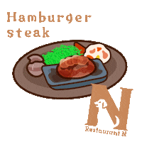 Dinner Meat Sticker by Restaurant N