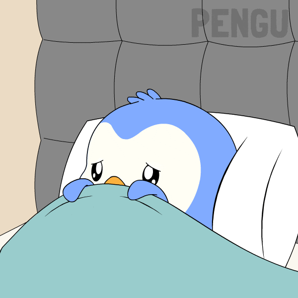 Scared Horror GIF by Pudgy Penguins