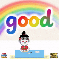 Rainbow Glow GIF by Zhot