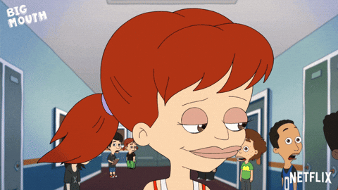 Big Mouth Hair Flip GIF by NETFLIX