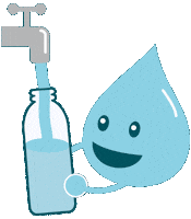 Refill Trinkflasche Sticker by a tip: tap