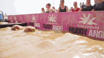MuddyAngelRun hindernislauf mudrun muddyangelrun schlamm GIF
