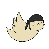 Fun Flying Sticker by Sappy Seals Community