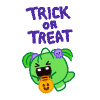 Trick Or Treat Fun Sticker by DINOSALLY