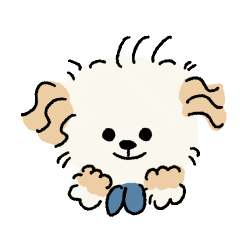 犬 Ok Sticker by koimoffee