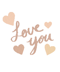 I Love You Hearts Sticker