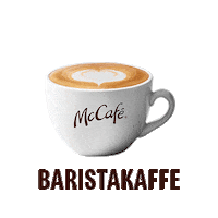 mcdonaldsdanmark latte barista kaffe mccafe Sticker