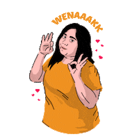 Anwadipa_ oke mantap enak surabaya Sticker