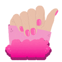nailalliance pink beauty nails manicure Sticker