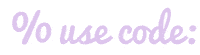 Code Discount Sticker by promoty
