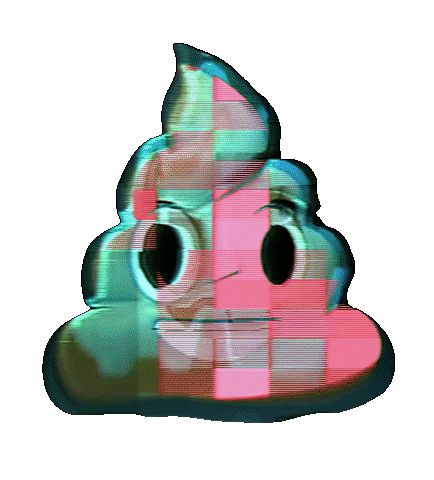 Glitch Emoji Sticker by #BASILIO