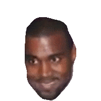 kanye STICKER by imoji