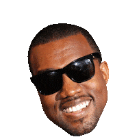 kanye west people Sticker