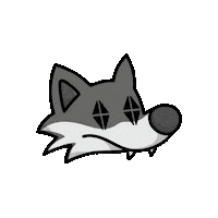 Angry Fire Sticker