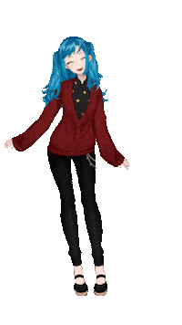 craftykaname happy dance anime dancing Sticker