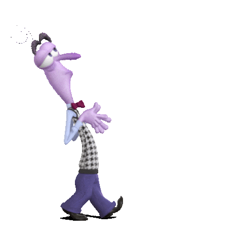 Sad Inside Out Sticker by Disney Pixar