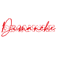 Sunday Rouge Sticker by Immobilière Vanesse