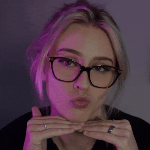Blink Cute Face GIF