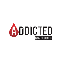 AddictedToSkateboarding addicted ats addictedtoskateboarding skateboardit Sticker