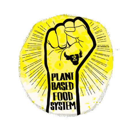 AnimalRebellionGermany giphyupload vegan go vegan animal rebellion Sticker