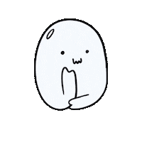 Sleepy Ghost Sticker