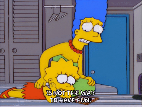 loving marge simpson GIF