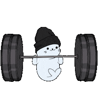 Work Out Fun Sticker by Sappy Seals Community