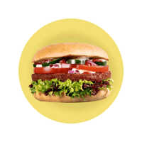 Vegan Burger Sticker by Swing Kitchen