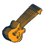 Guitar Sticker by Downtown Houston